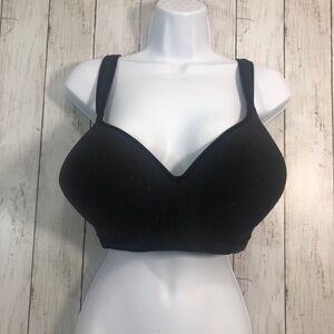 Bali Black Wireless Lightly Padded Bra 42DD